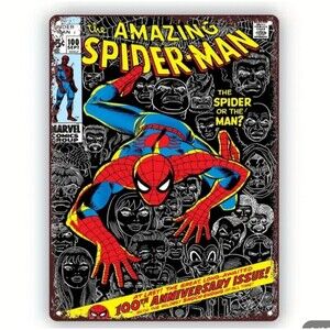 The amazing Spider-Man‎ metal wall decor sign